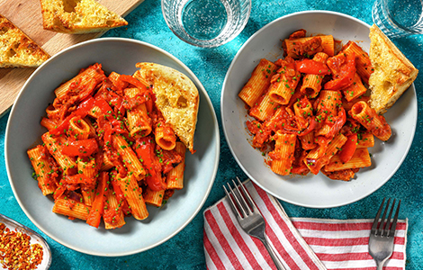 Rigatoni Arabiatta Pasta